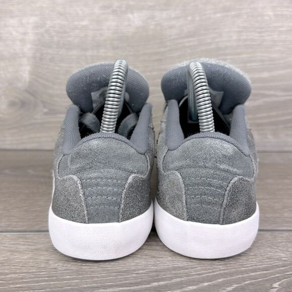 Converse Point Star Ox Cool Gray Leather White Women’s Sz 7 Low Top Sneakers - Picture 4 of 10